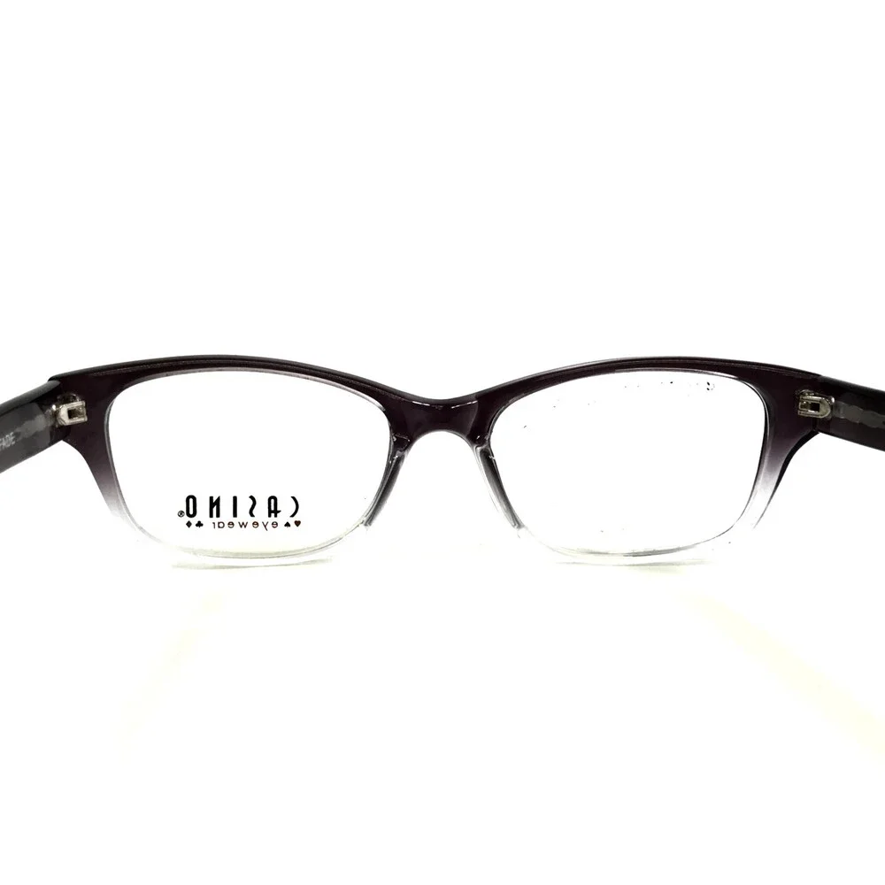 Casino Eyewear Eyeglasses Frames CARTER GREY FADE Clear Full Rim 50-19-140